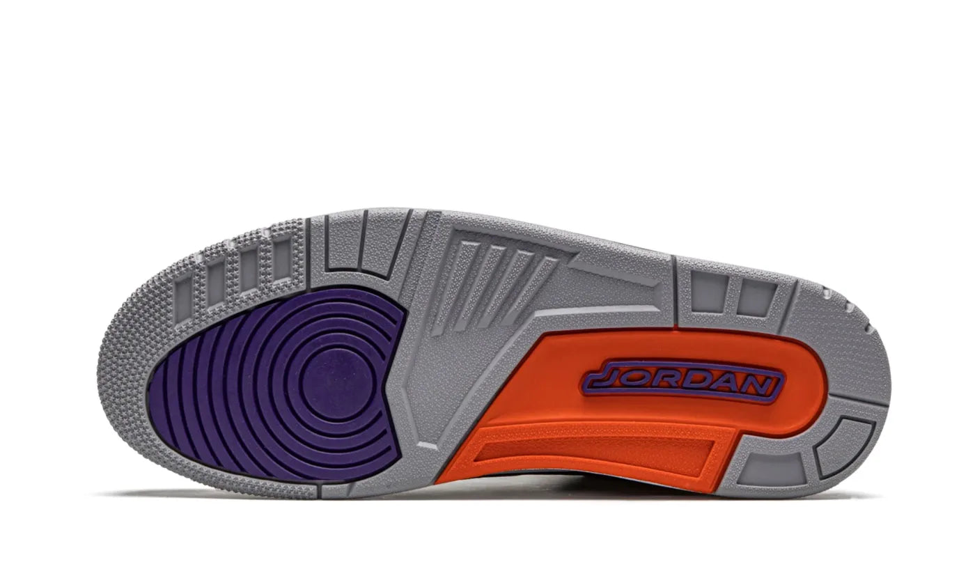 AIR JORDAN 3 RETRO BLACK COURT PURPE