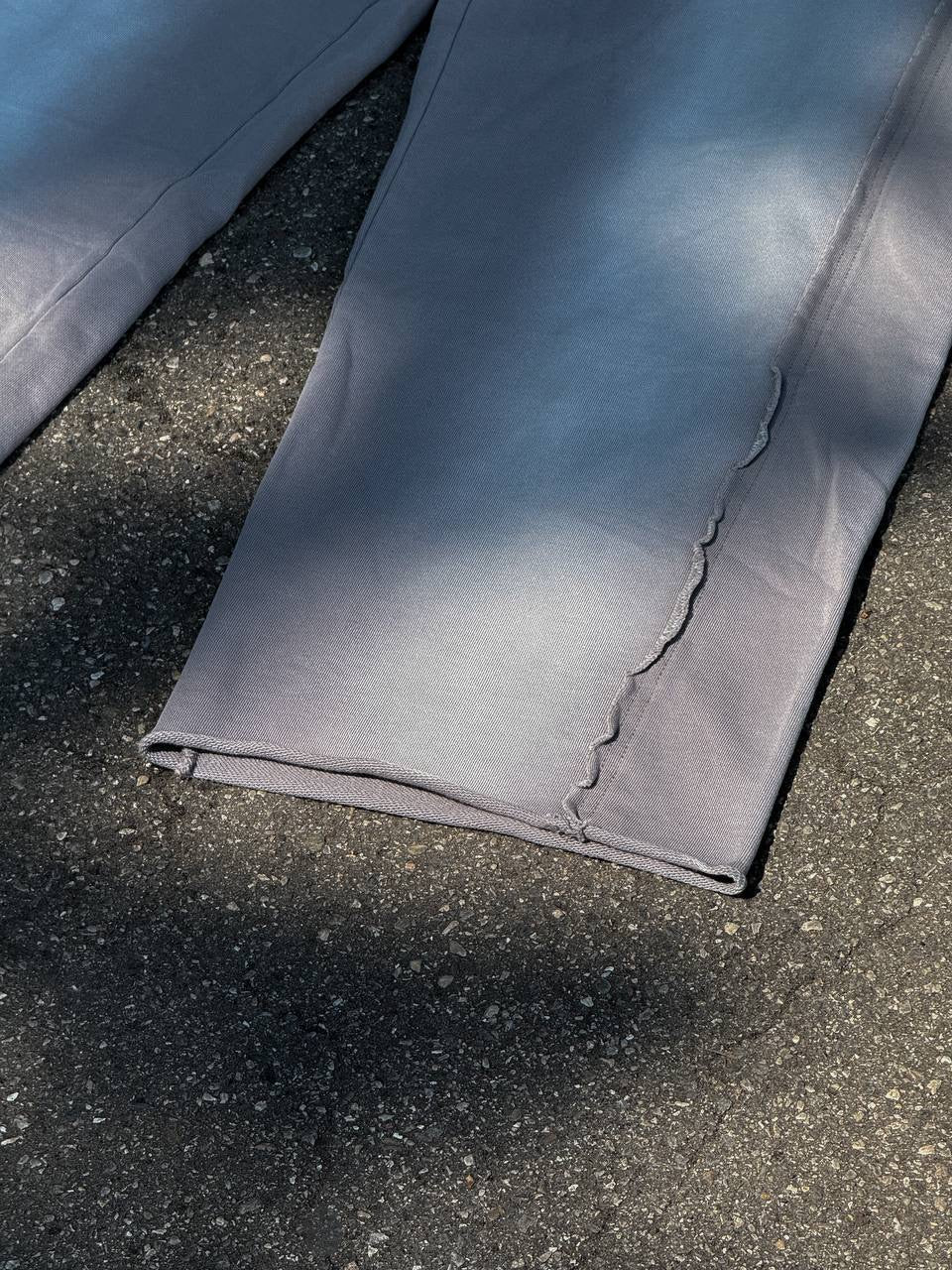 THE ACID WASH SPRAY PANTS GREY - Shoebuya Brand