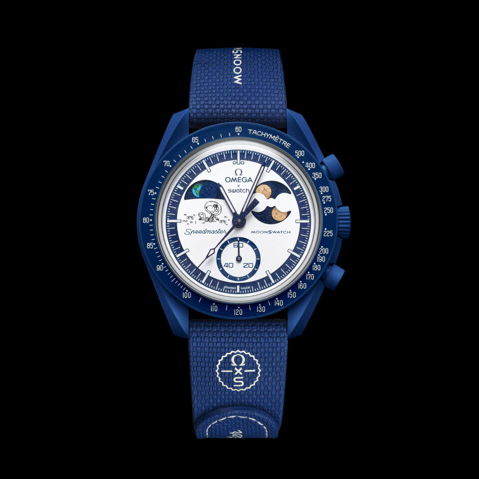 Swatch x Omega Bioceramic Moonswatch Mission To Earthphase Moonshine Gold