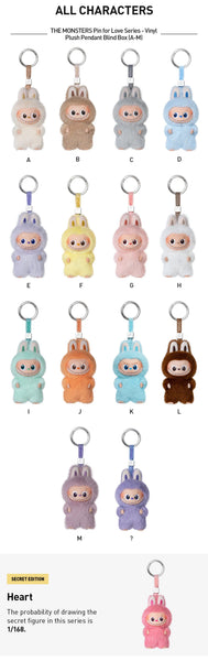 ぬいぐるみ LABUBU THE MONSTERS PIN FOR LOVE (A-M) Amazon.com: POP MART THE Monster Pin for Love Series (A–M) Mini