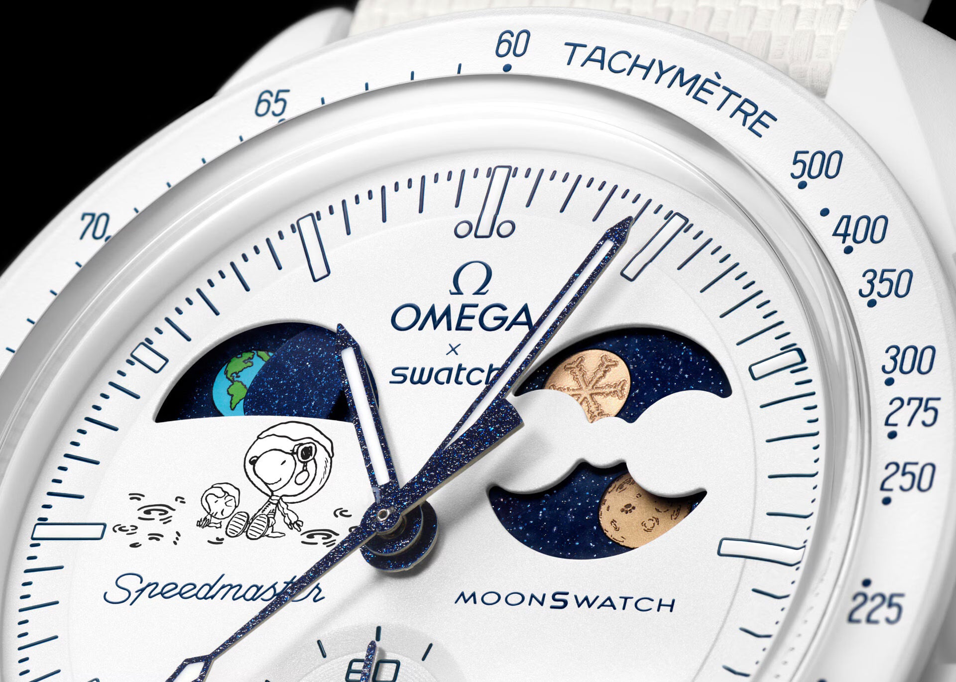 Swatch x Omega Bioceramic Moonswatch Mission To Earthphase Moonshine Gold DECEMBER 2025 S033W701L