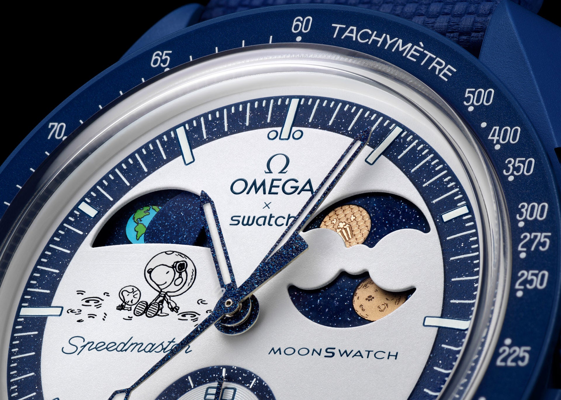 Swatch x Omega Bioceramic Moonswatch Mission To Earthphase Moonshine Gold 08/09/25