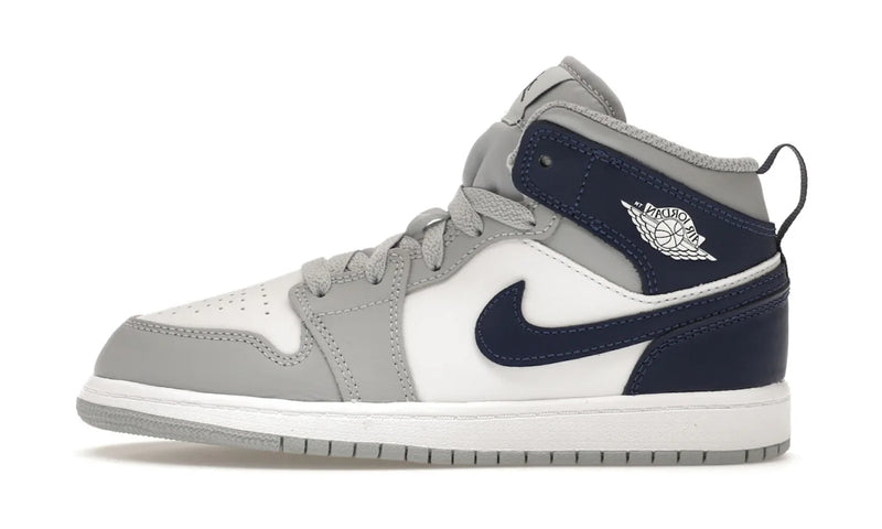 AIR JORDAN 1 MID WOLF GREY MIDNIGHT NAVY BABY INFANT Shoebuya