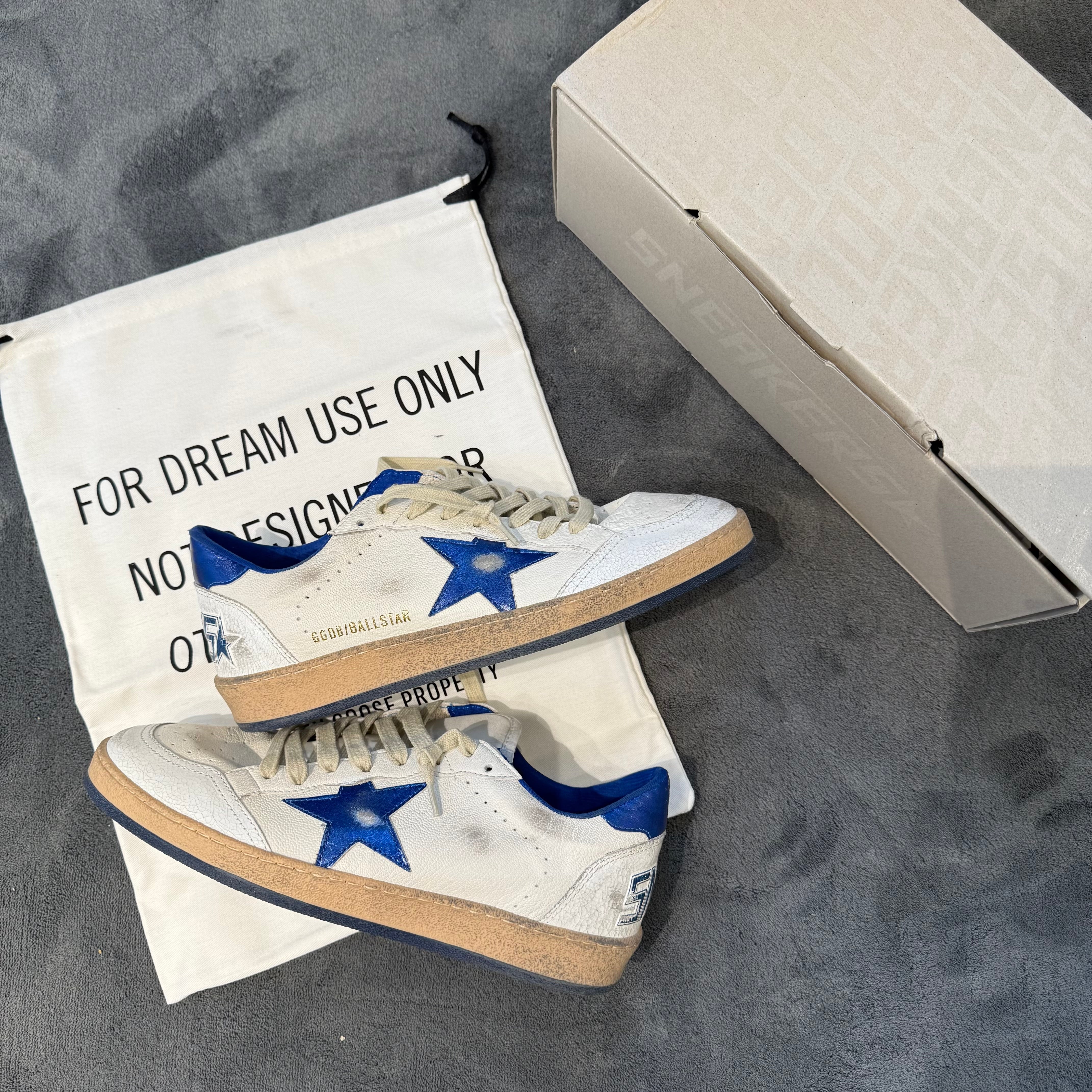 GOLDEN GOOSE BALLSTAR BLUE