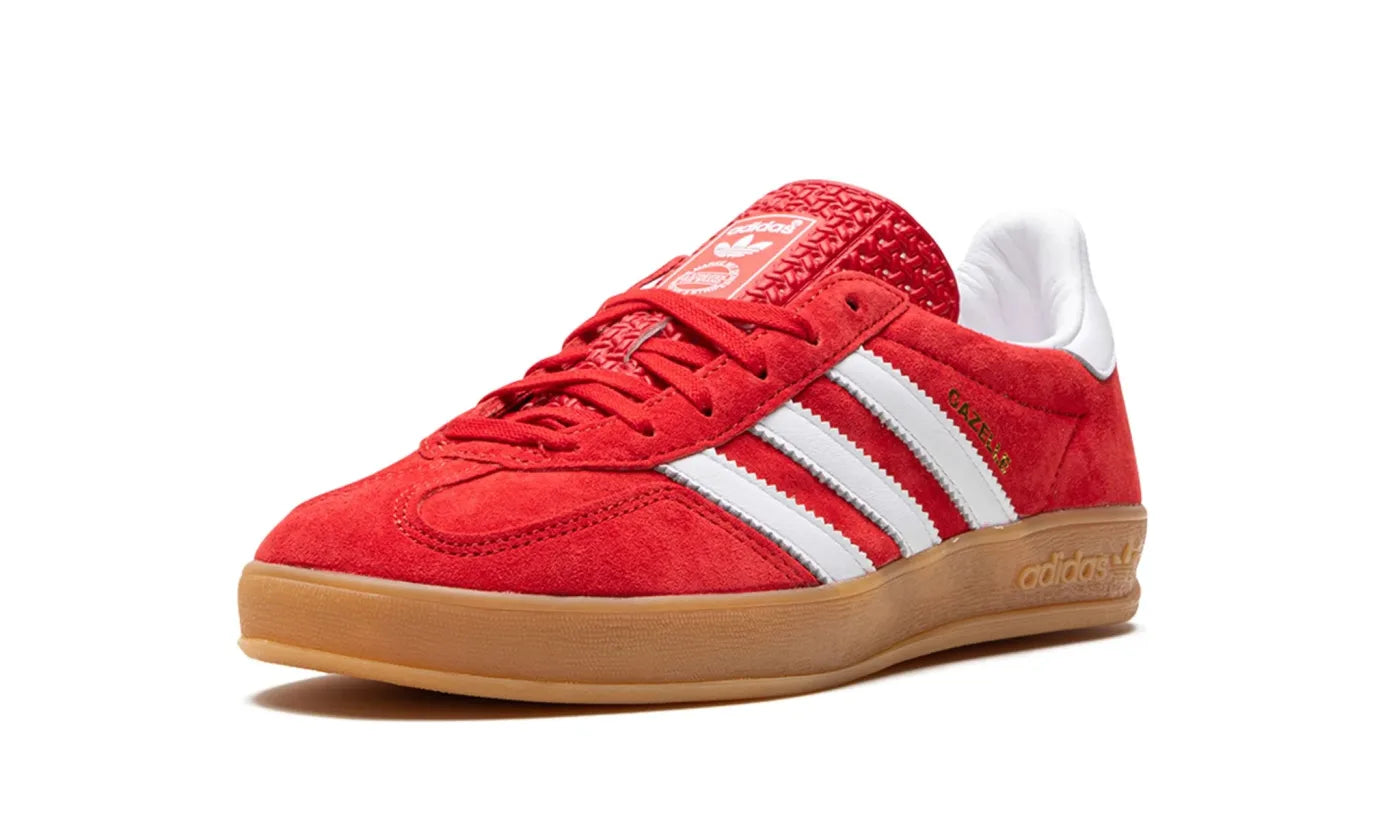 ADIDAS GAZELLE SCARLET CLOUD WHITE