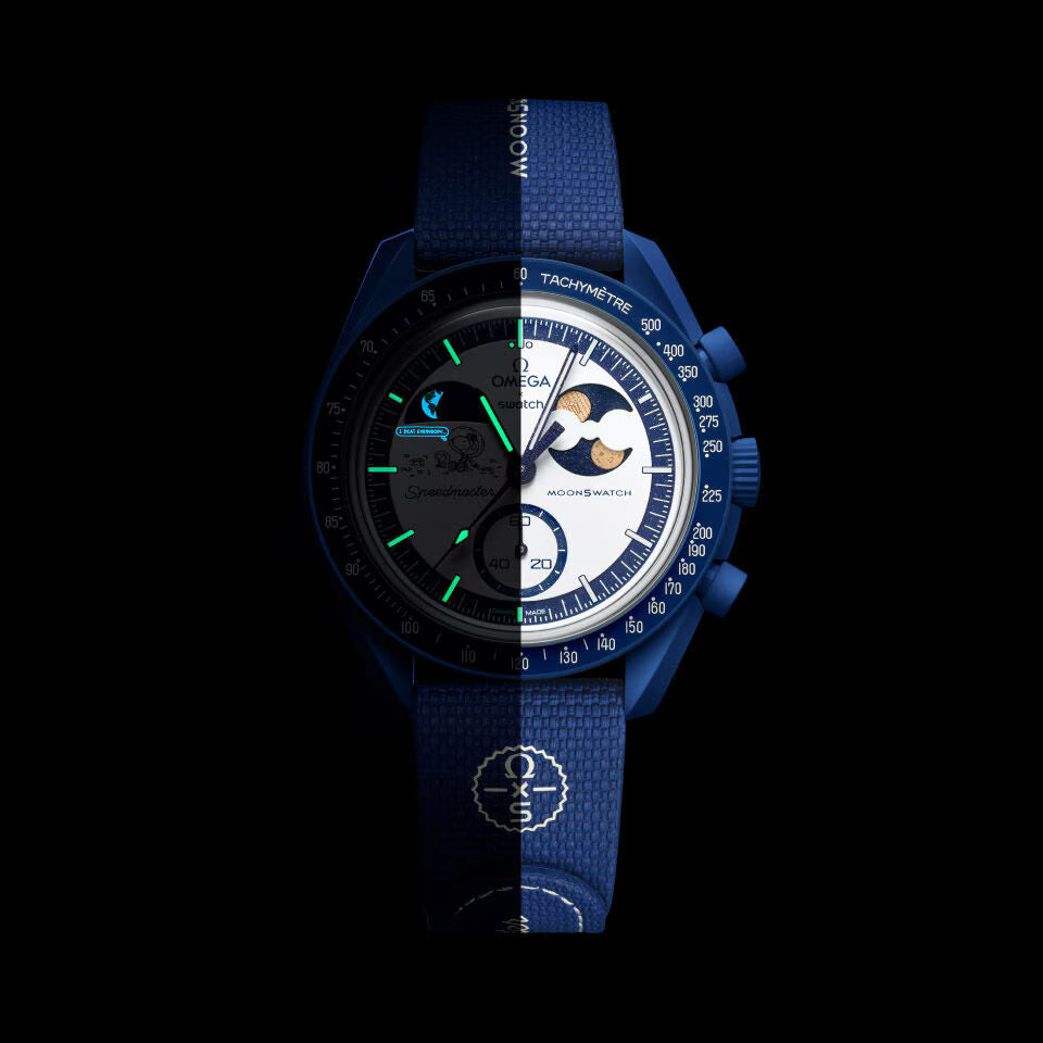 Swatch x Omega Bioceramic Moonswatch Mission To Earthphase Moonshine Gold 08/09/25