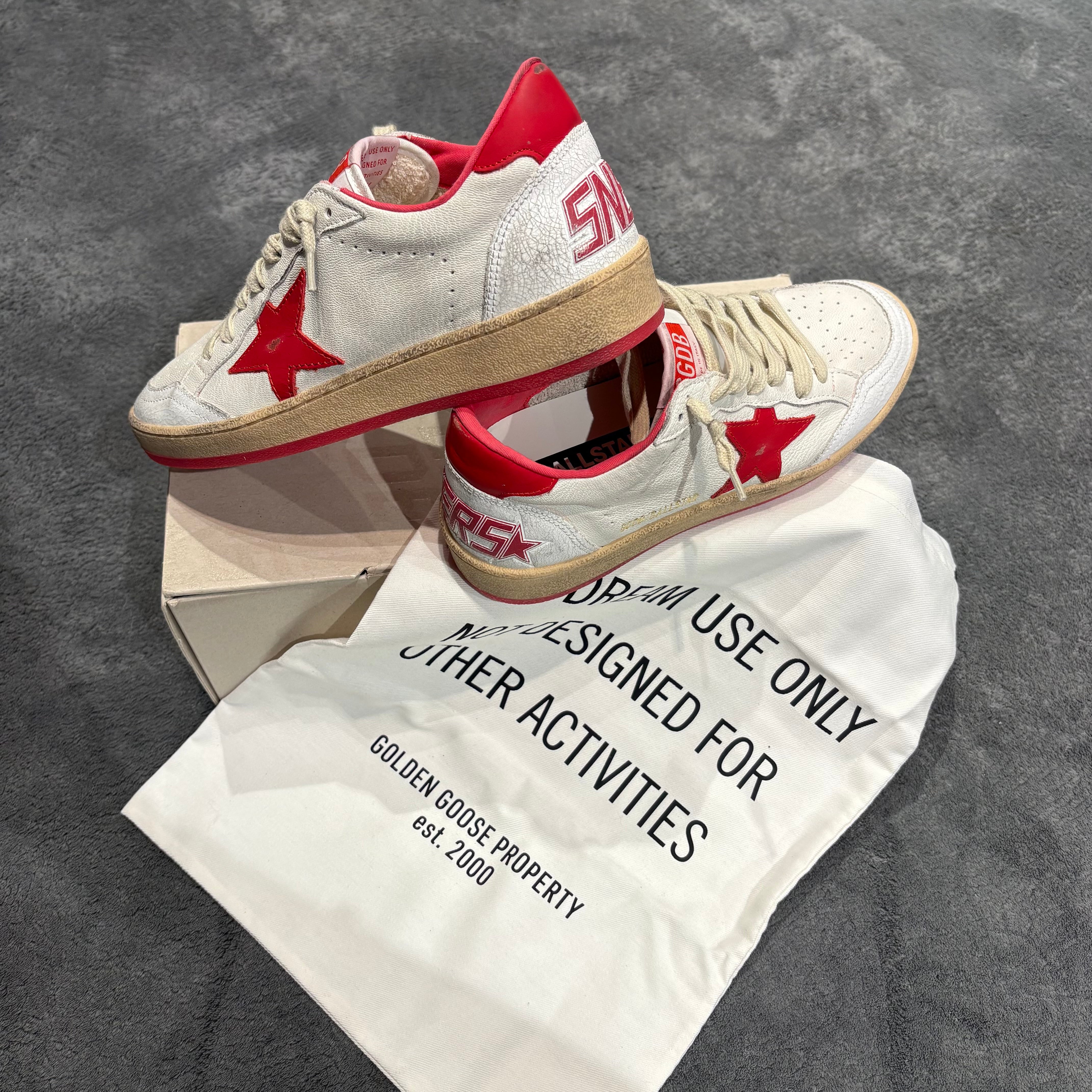GOLDEN GOOSE BALLSTAR RED