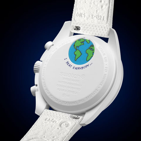 Swatch x Omega Bioceramic Moonswatch Mission To Earthphase Moonshine Gold DECEMBER 2025 S033W701L
