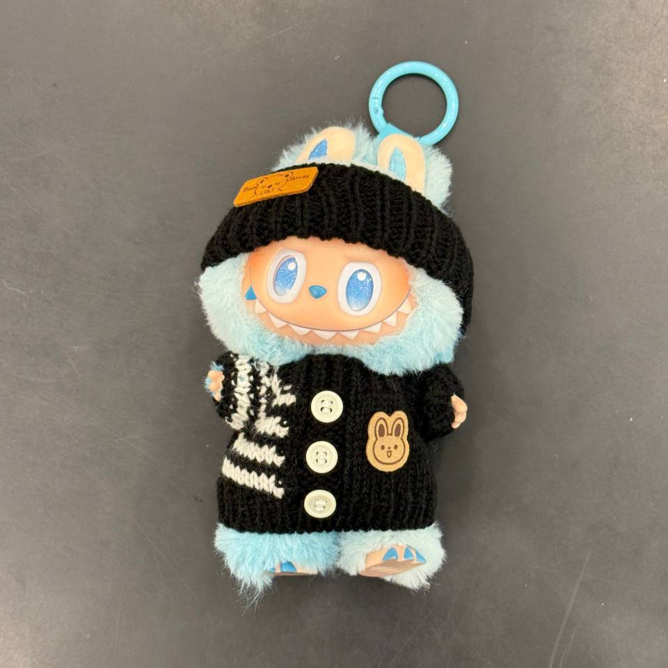 LABUBU BEAR SWEATER DRESS