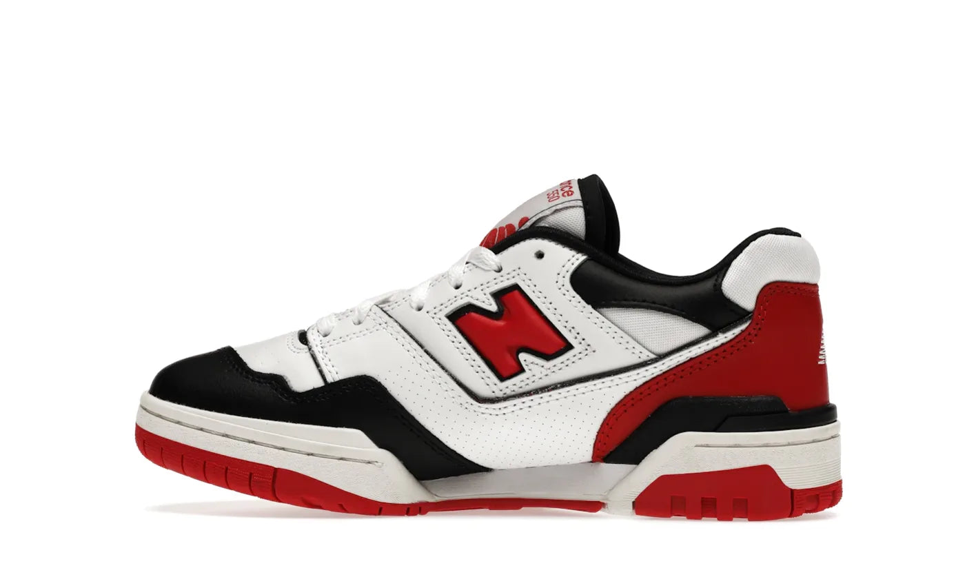 NEW BALANCE 550 WHITE RED BLACK