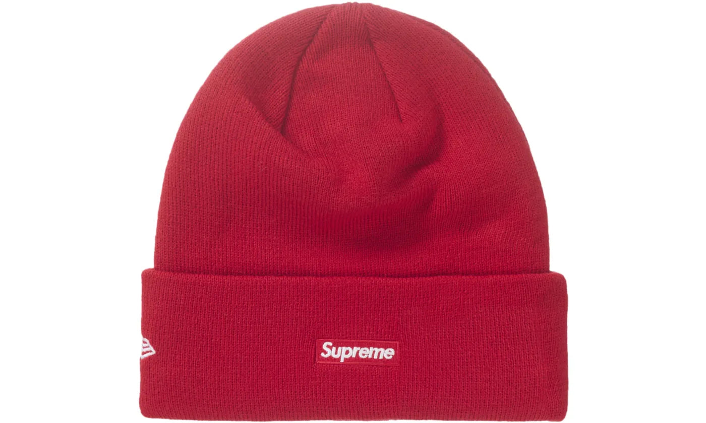 SUPREME NEW ERA SCRIPT BEANIE RED