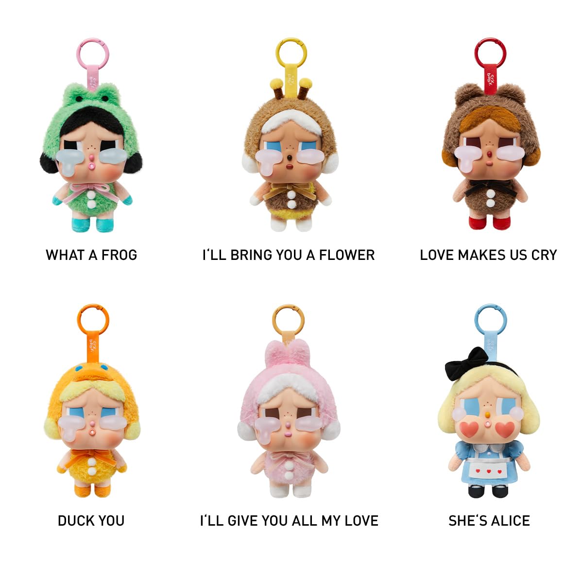 POPMART CRYBABY CRYING AGAIN SERIES PENDANT