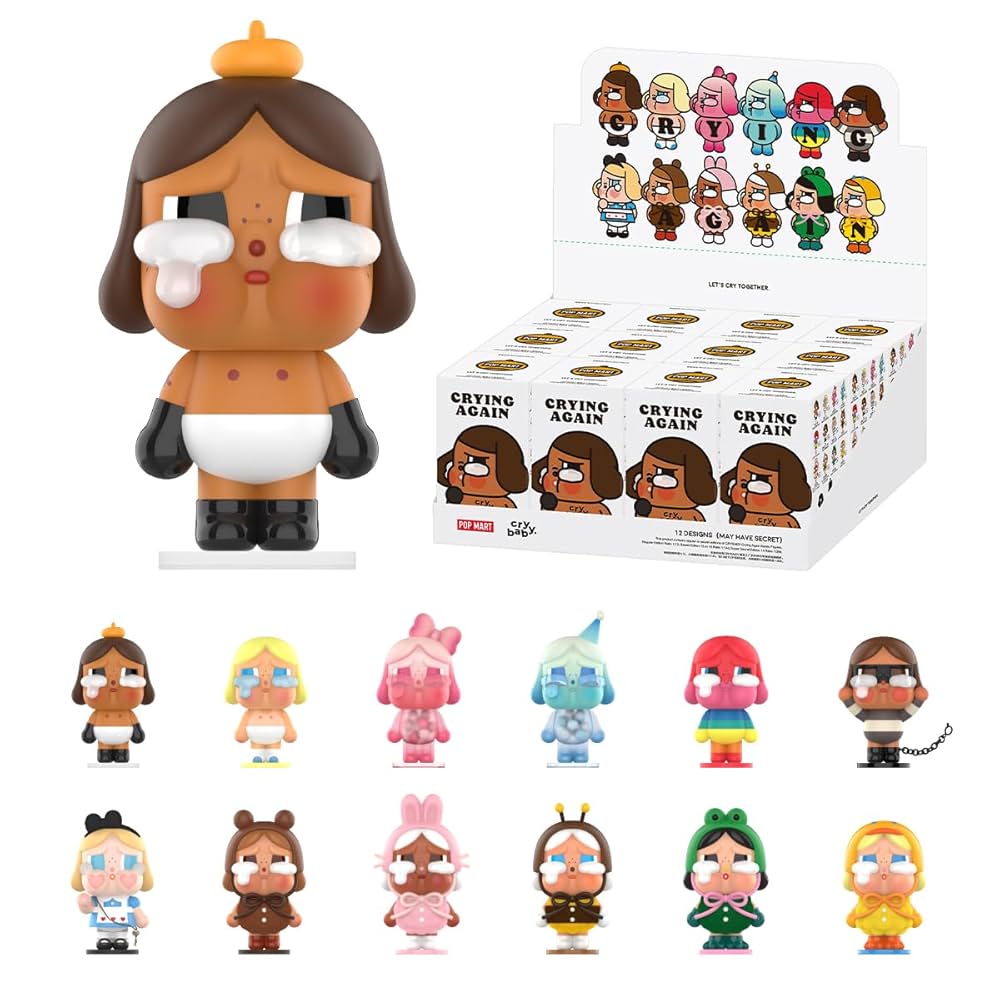 POPMART CRYBABY CRYING AGAIN FIGURE SET