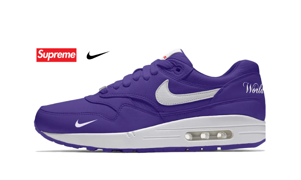 NIKE AIR MAX 1 '87 SP SUPREME VARSITY PURPLE
