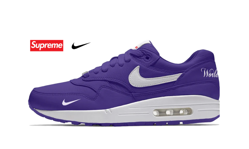 NIKE AIR MAX 1 '87 SP SUPREME VARSITY PURPLE