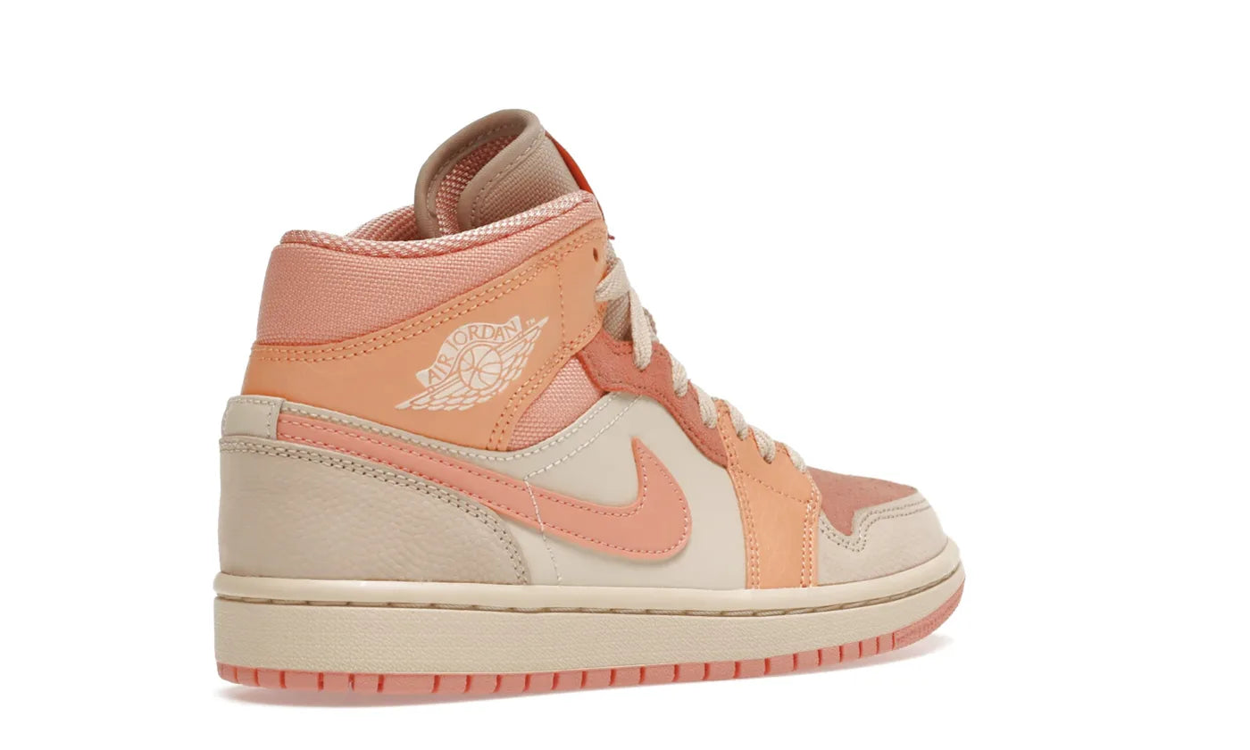 AIR JORDAN 1 MID APRICOT ORANGE (W)