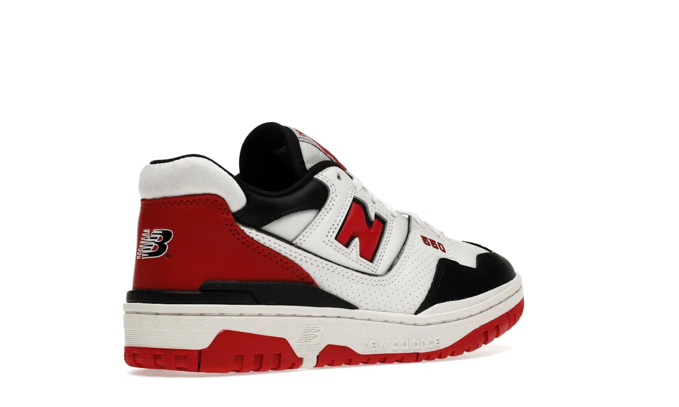 NEW BALANCE 550 WHITE RED BLACK