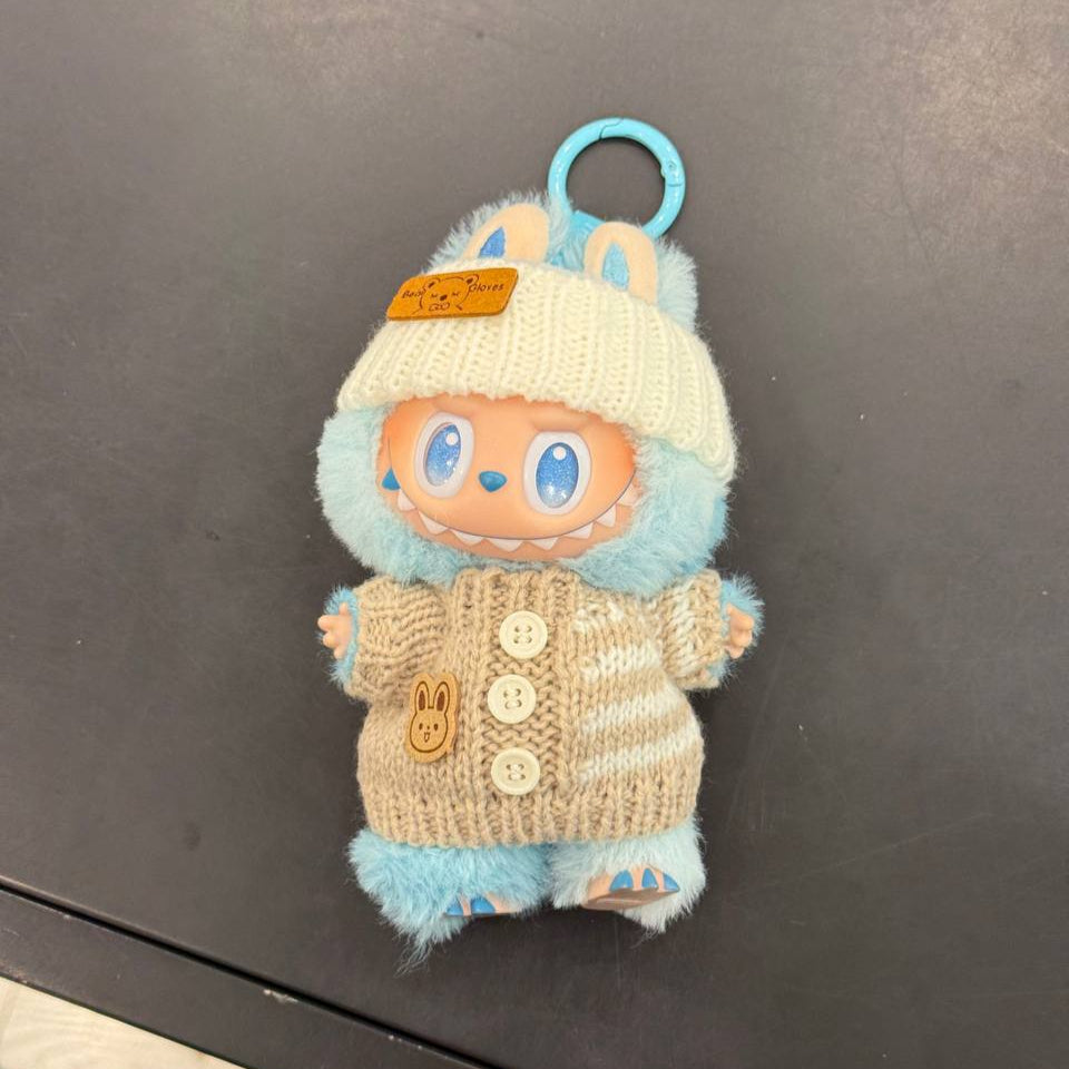 LABUBU BEAR SWEATER DRESS