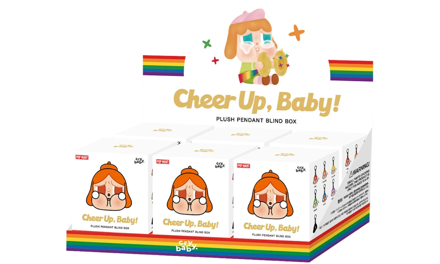 POPMART CRYBABY CHEER UP, BABY! PLUSH PENDANT
