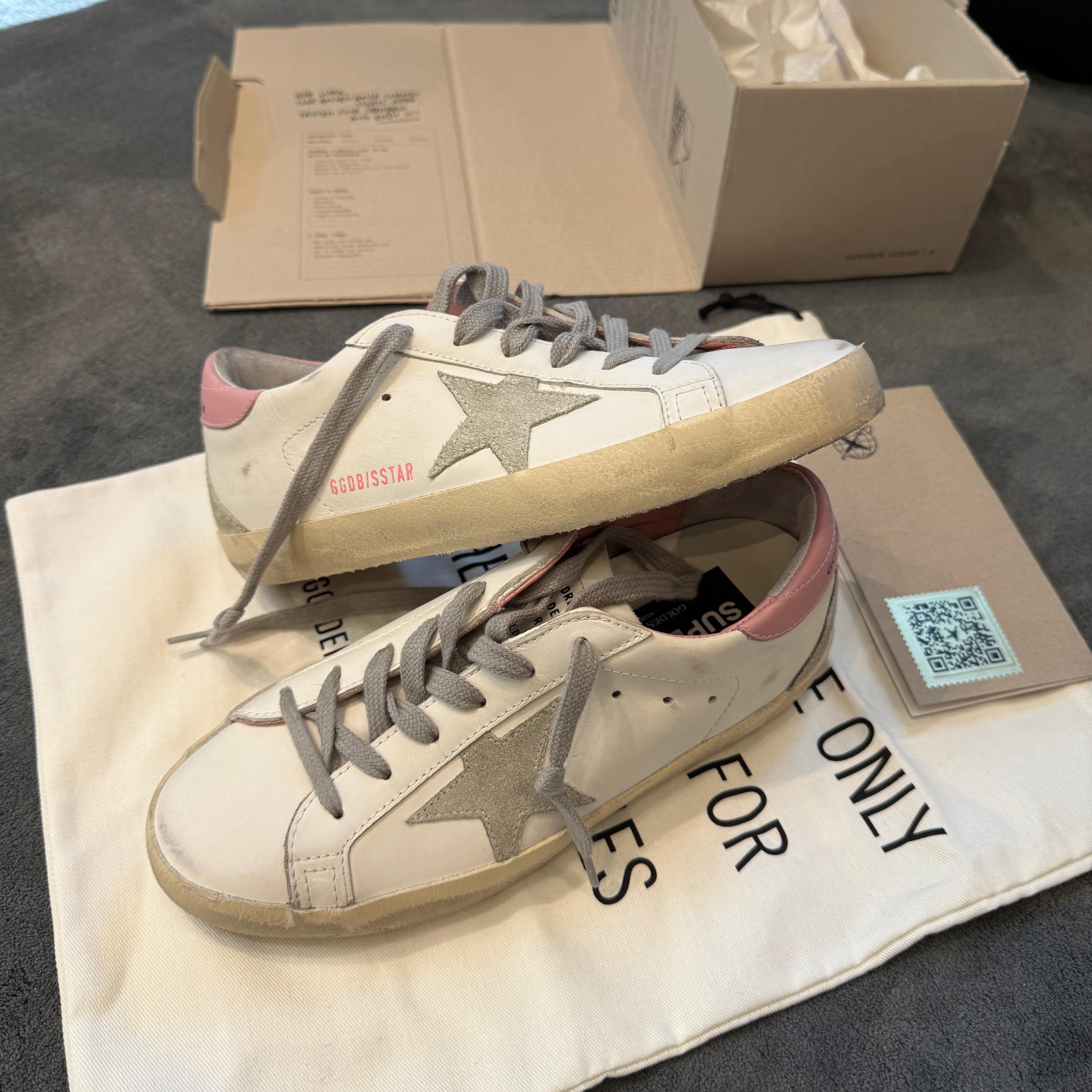 GOLDEN GOOSE SUPER STAR TAB PINK