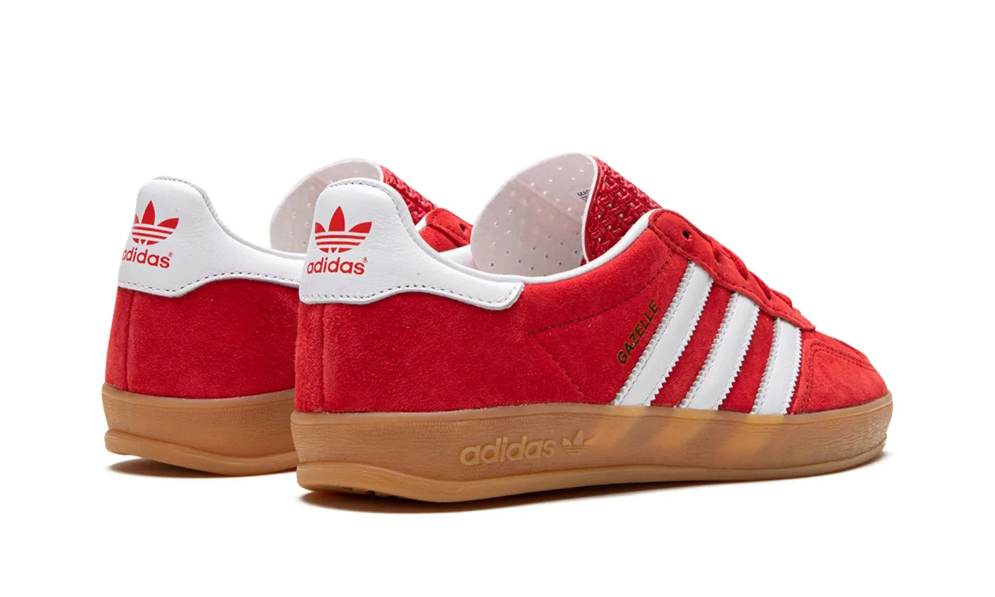 ADIDAS GAZELLE SCARLET CLOUD WHITE