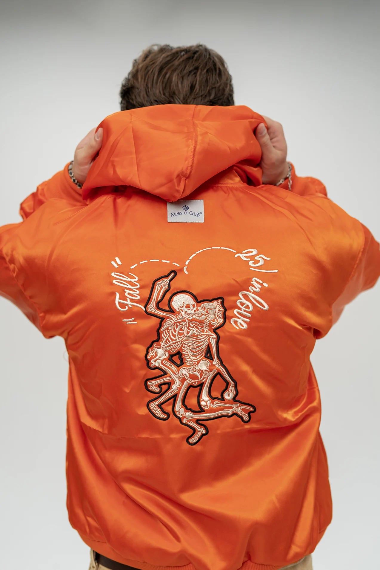 FOREST REVERSIBLE HOODIE BROWN - ALESSIO GIFFI