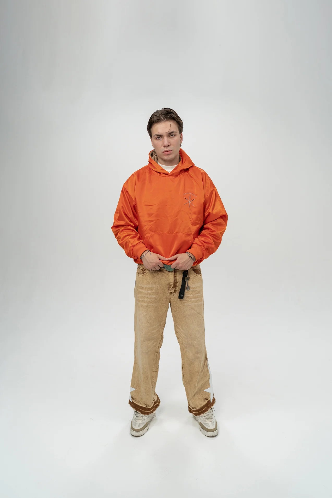 FOREST REVERSIBLE HOODIE BROWN - ALESSIO GIFFI