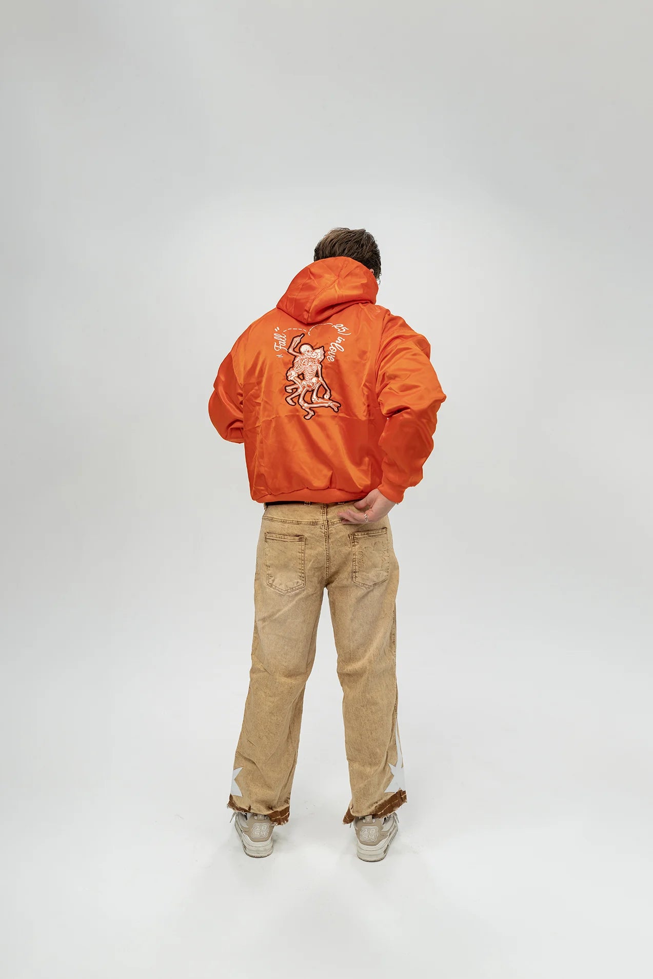 FOREST REVERSIBLE HOODIE BROWN - ALESSIO GIFFI