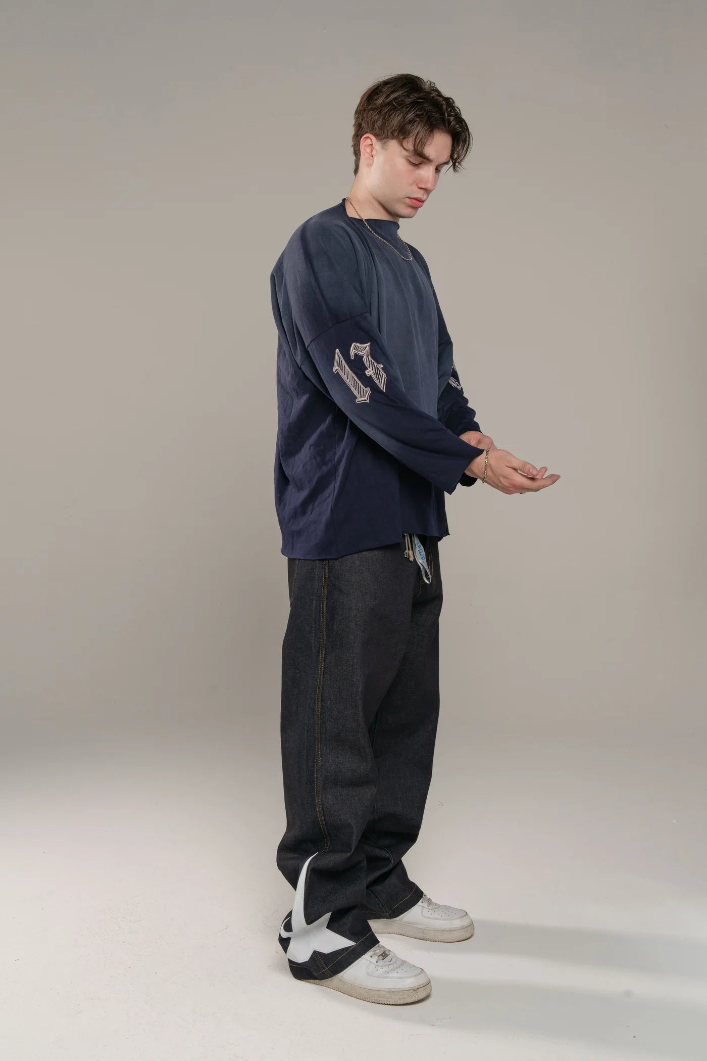 SWORDS LONGSLEEVE BLUE - ALESSIO GIFFI