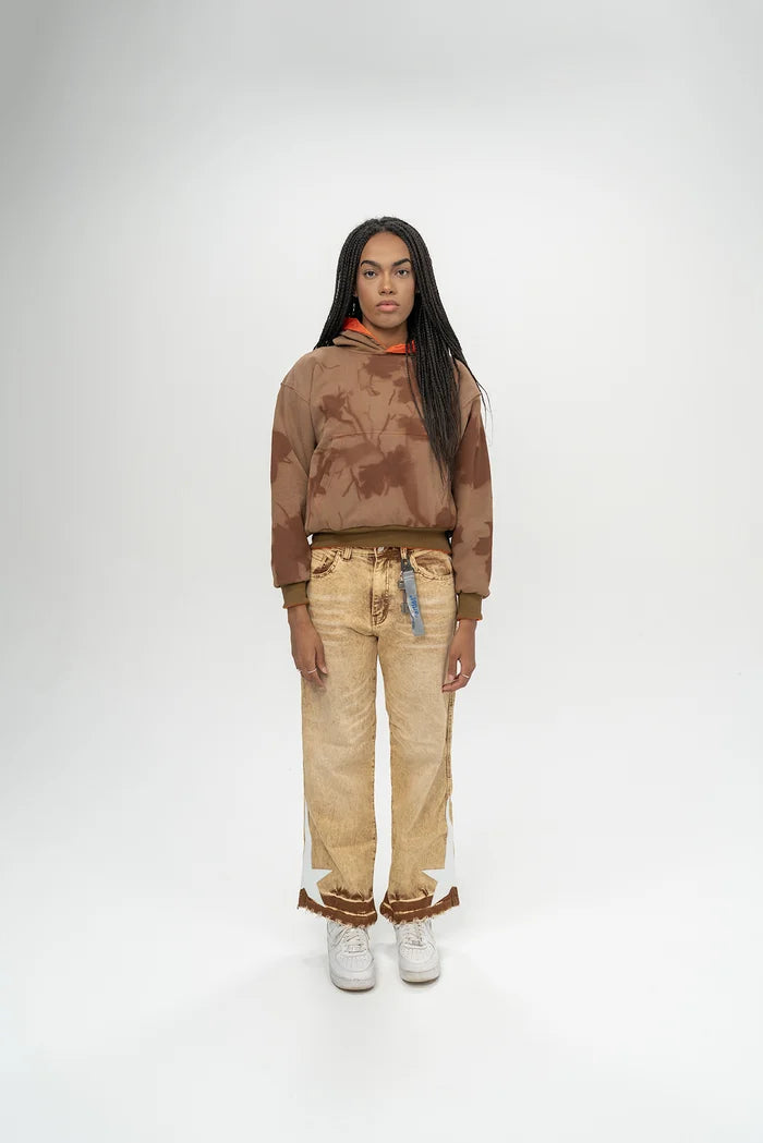 FOREST REVERSIBLE HOODIE BROWN - ALESSIO GIFFI