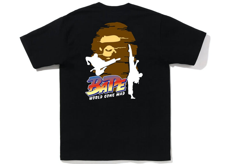 BAPE JAPAN CULTURE KARATE TEE BLACK