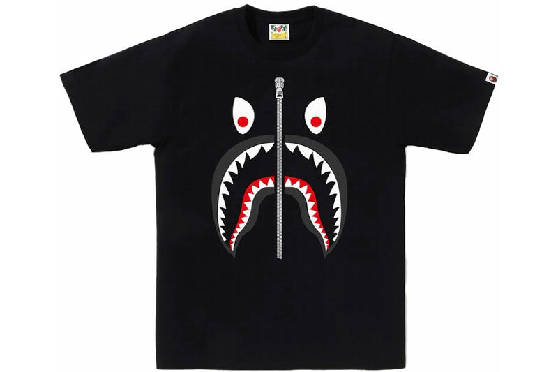 BAPE MAD SHARK BLACK TEE