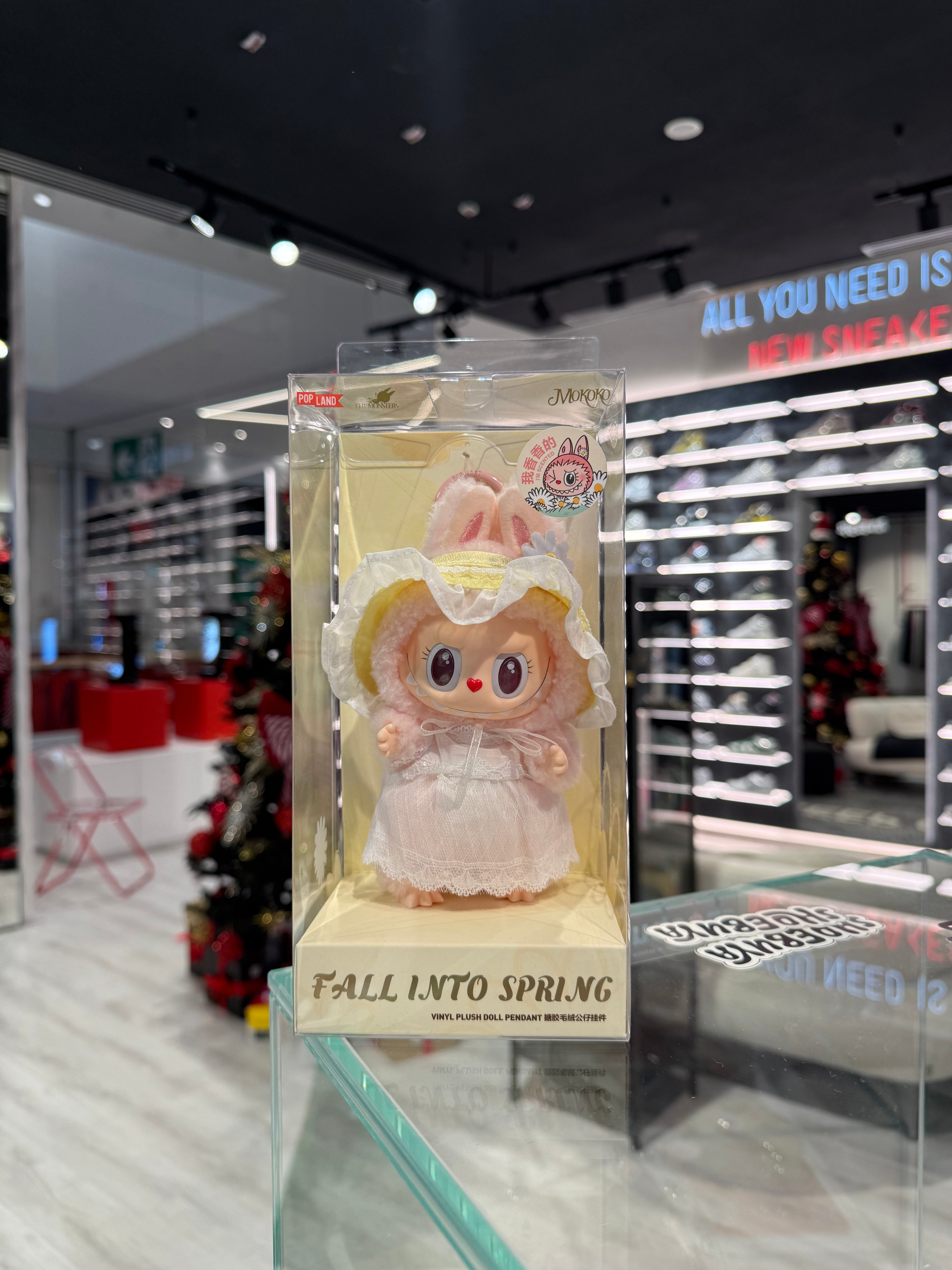 LABUBU MOKOKO FALL INTO SPRING VINYL PLUSH DOLL PENDANT