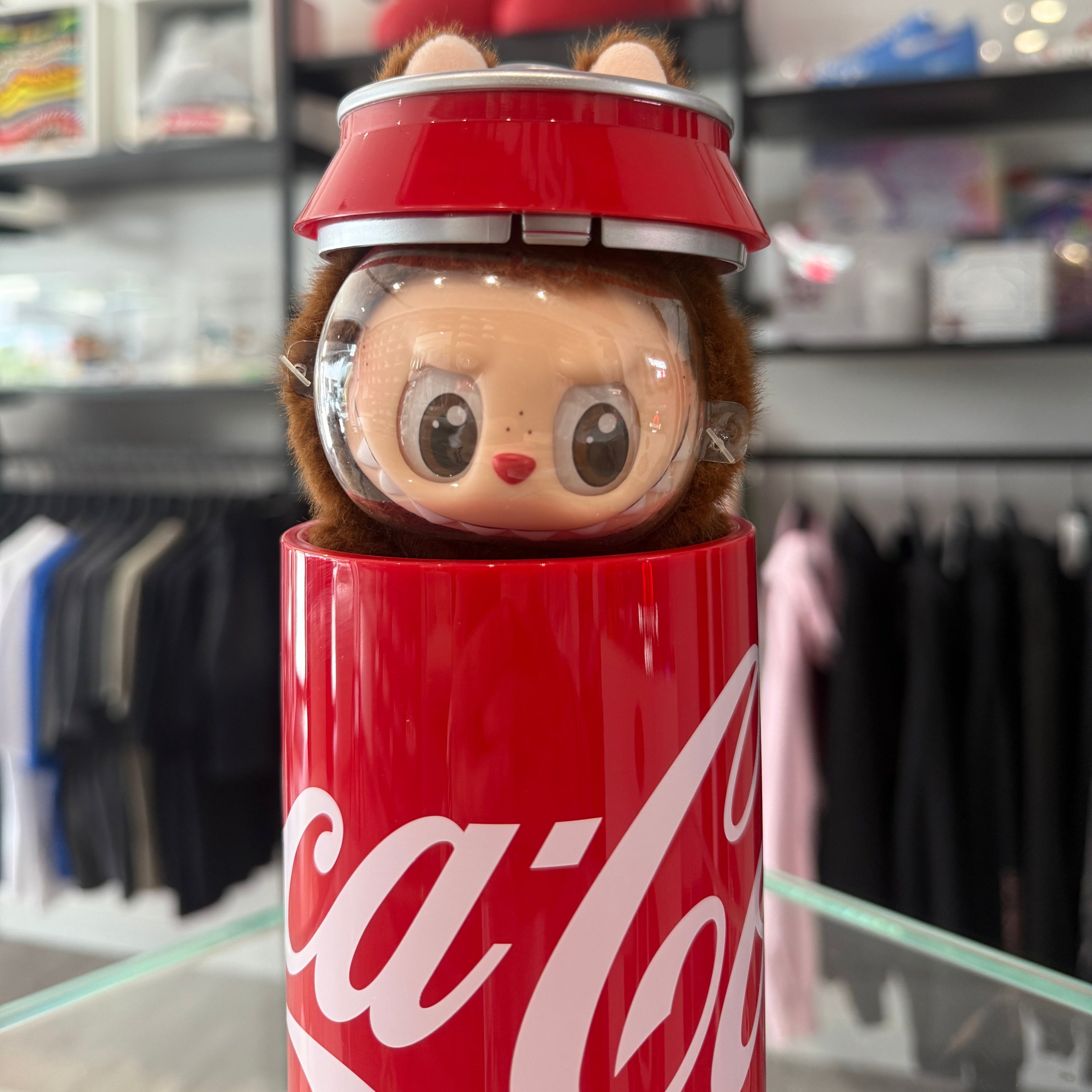 LABUBU THE MONSTERS COCA COLA SEIRES MYSTERIOUS GUEST VINYL PLUSH PENDANT