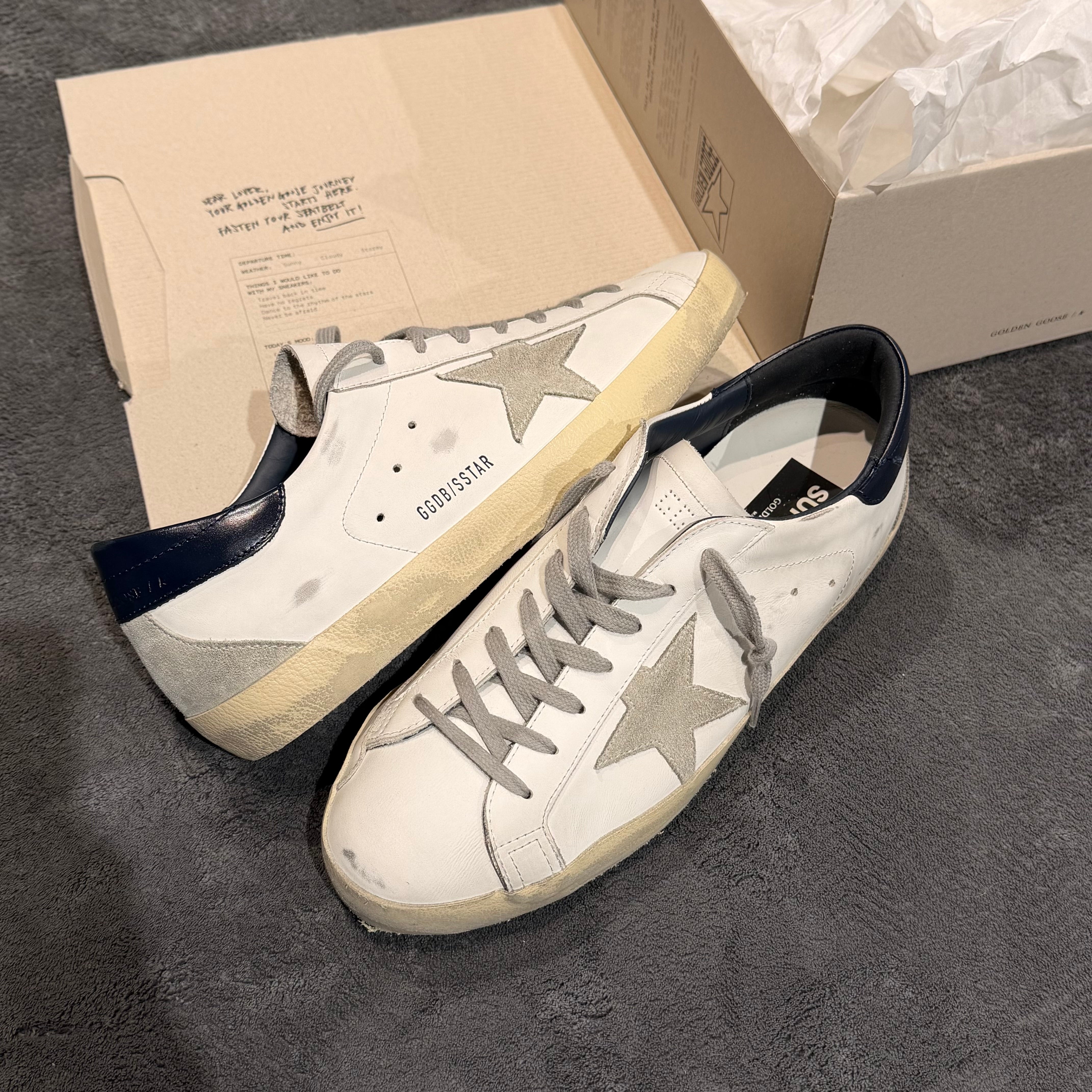 GOLDEN GOOSE SUPER STAR TACCO BLUE