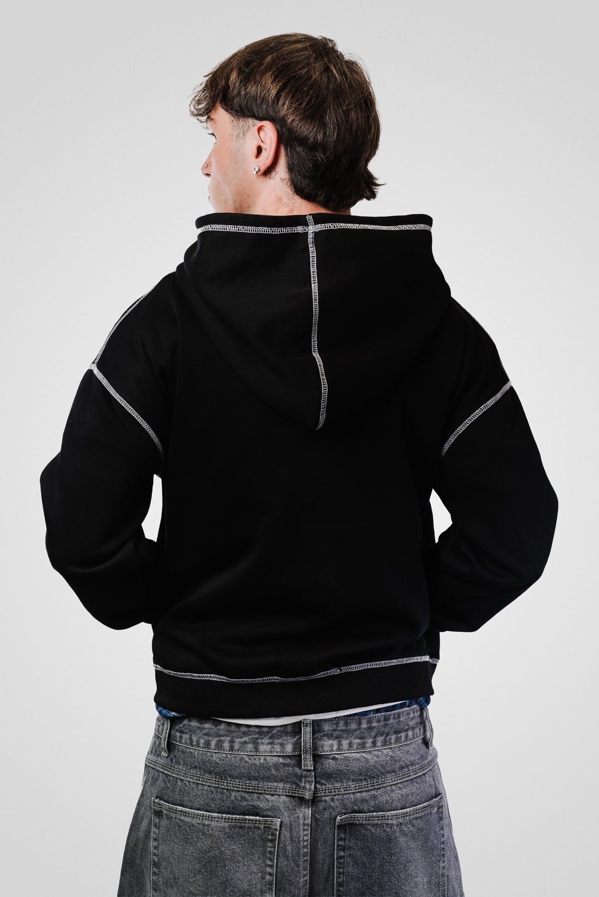 88 PATCH BLACK HOODIE - Shoebuya Design