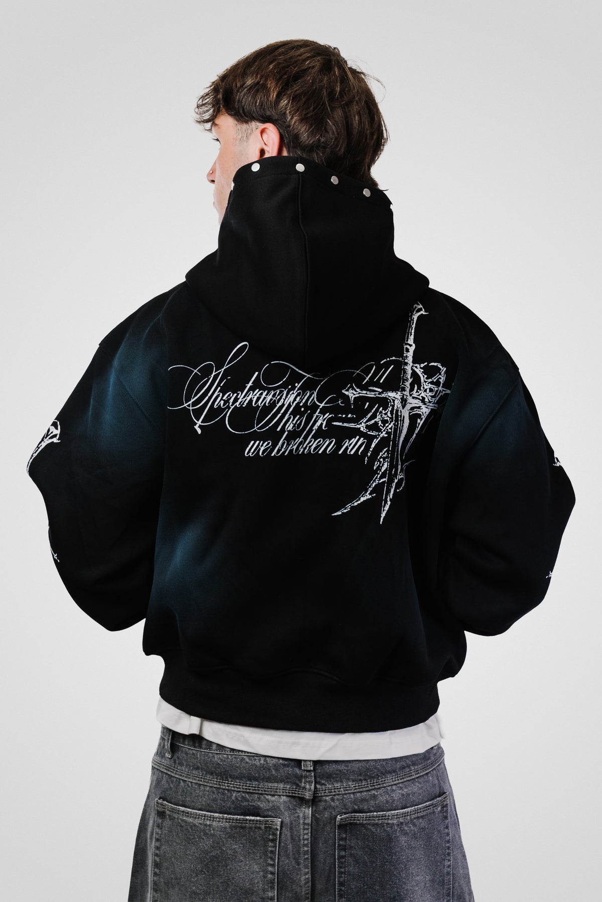 SPECTRE BLACK HOODIE - Shoebuya Design