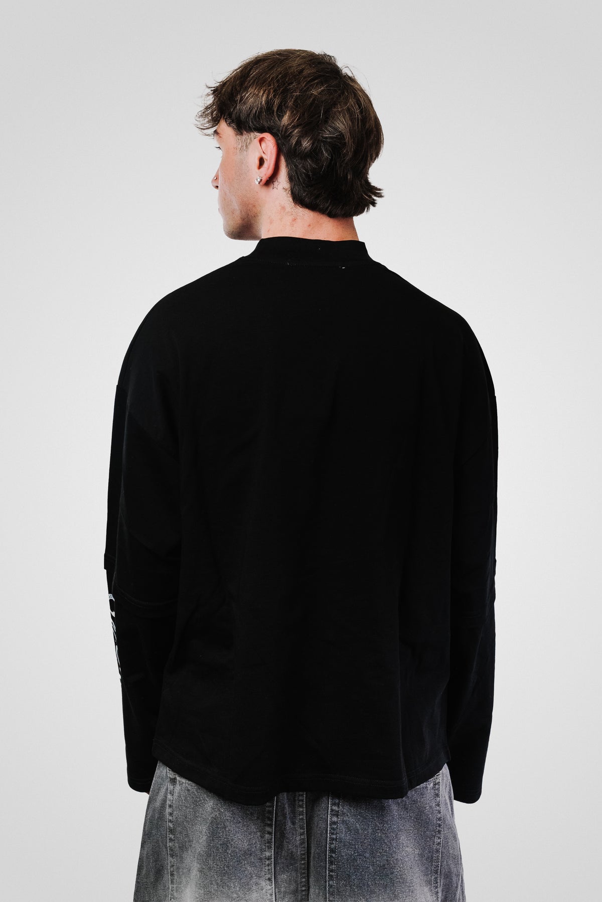TRIPLE MOUTH GRILLZ BLACK BOXY LONGSLEEVE - Replacement Brand