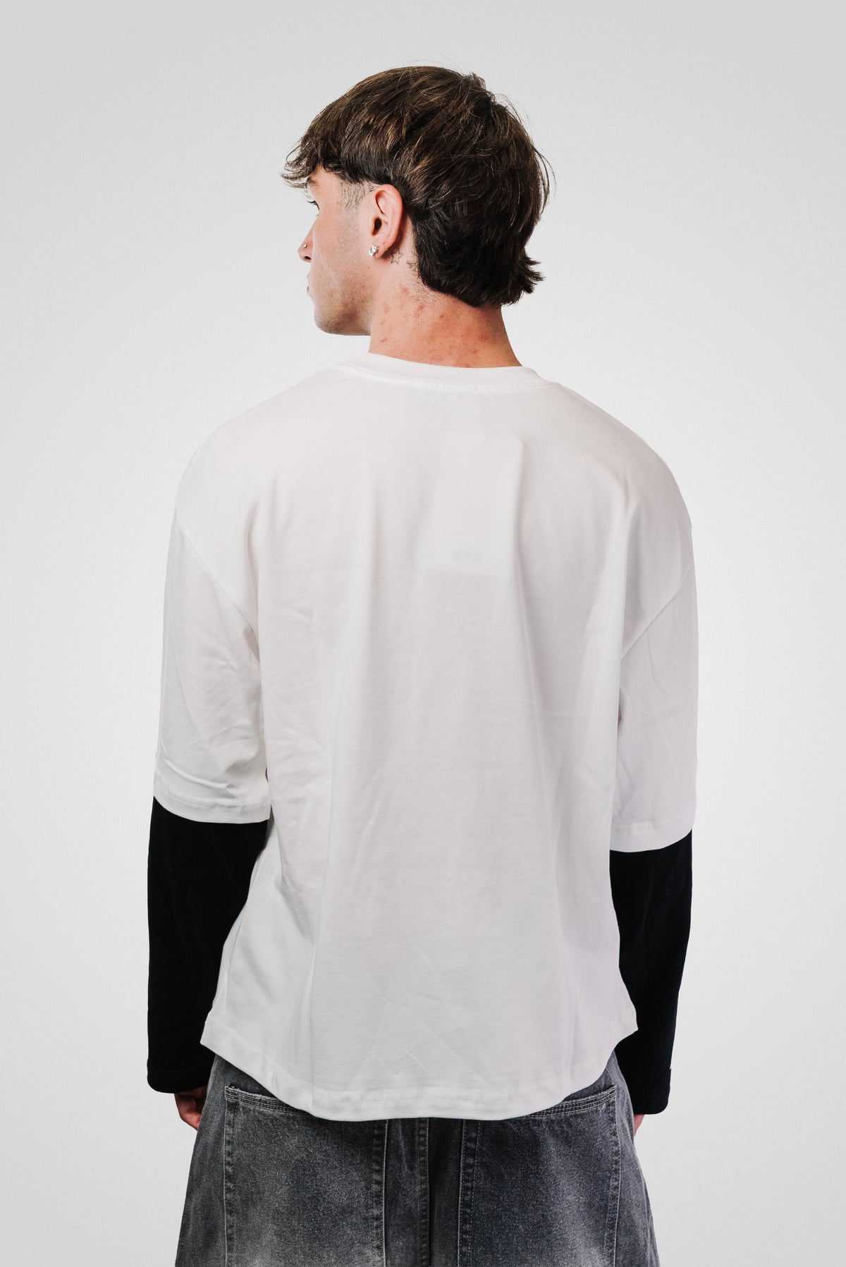 HYPE DOUBLE LONGSLEEVE WHITE - Replacement Brand
