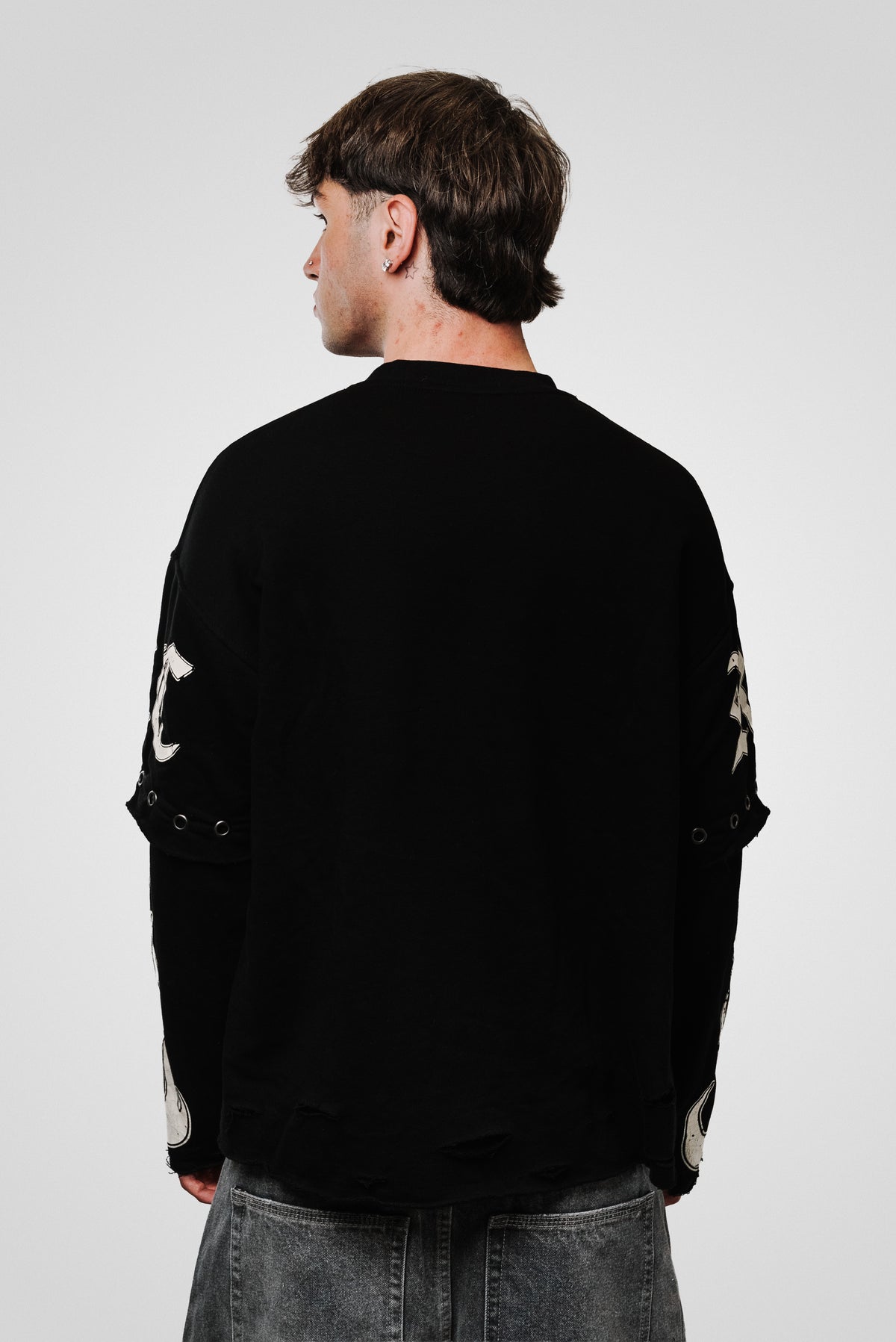 PROPERTY DOUBLE BLACK LONGSLEEVE - Riches Paris
