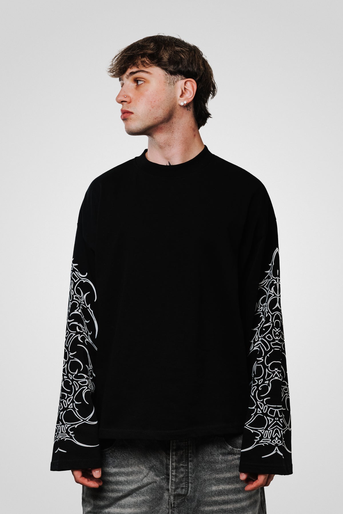 GOTHIC LONGSLEEVE BLACK - Replacement Brand