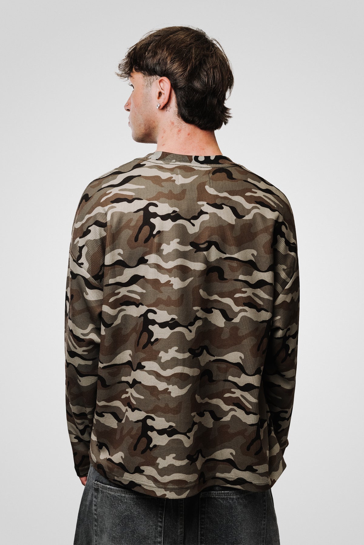 GUN CAMO WAFFLE LONGSLEEVE - Shoebuya Design