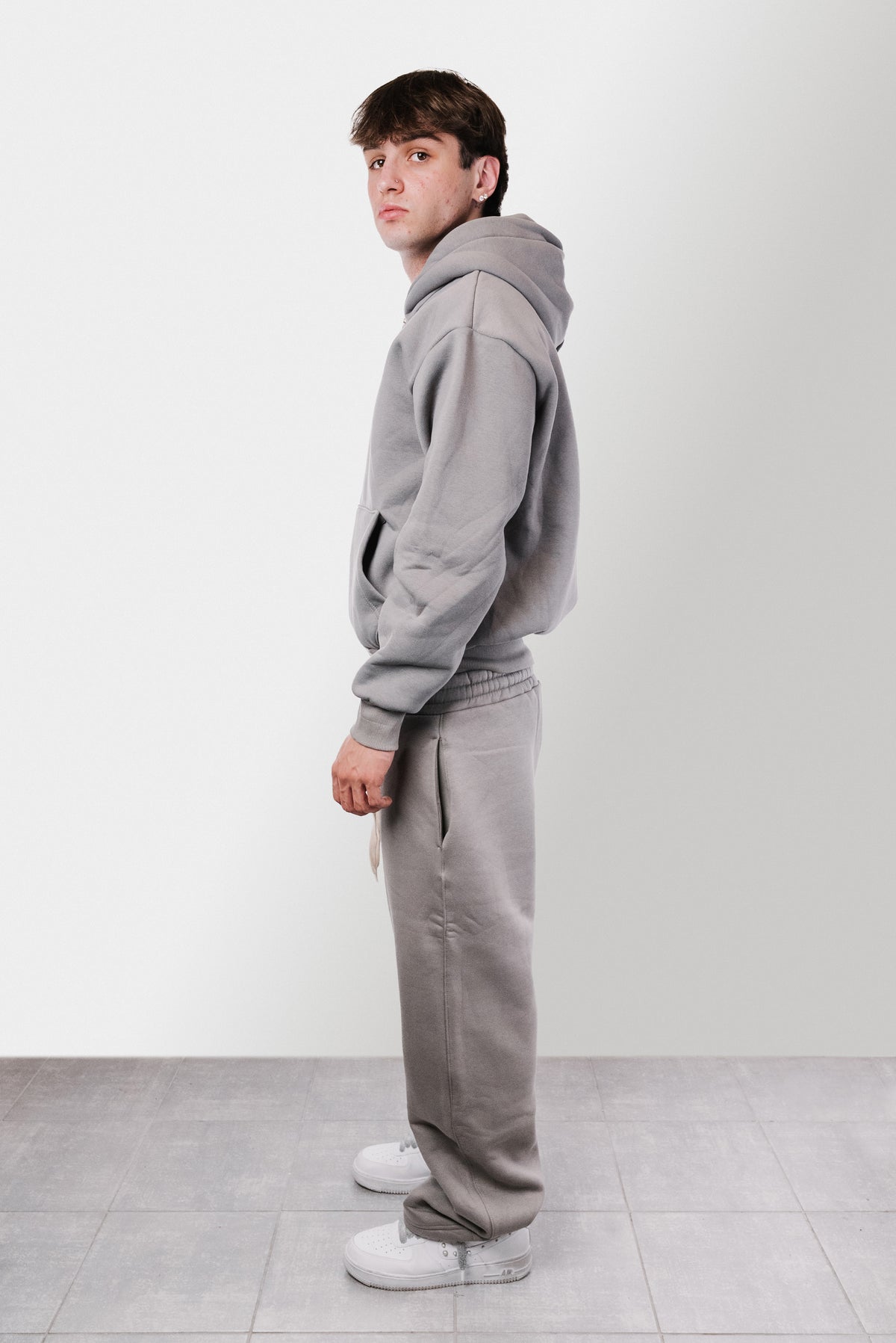 COOL GREY ZIP WINTER TRACKSUIT - Replacement Brand