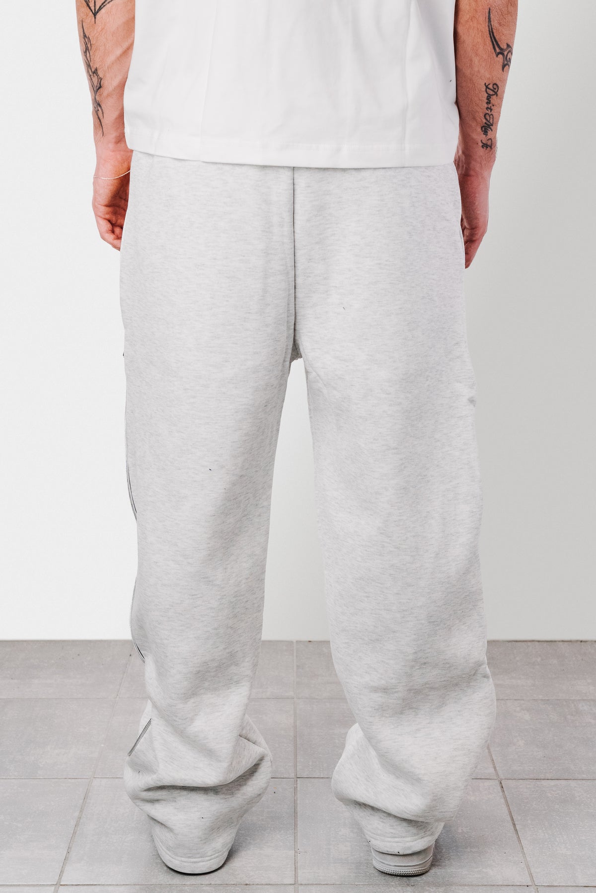 ZIP GREY TRACKPANTS - Replacement Brand