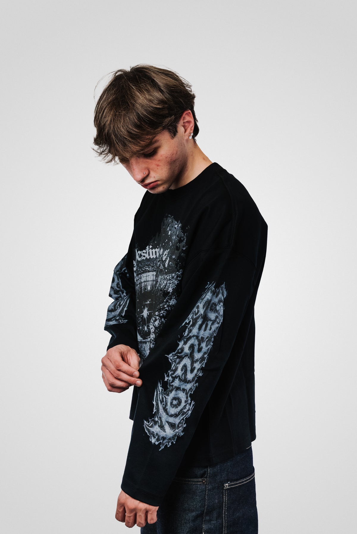 DARK EYES BLACK LONGSLEEVE - Noissey Brand
