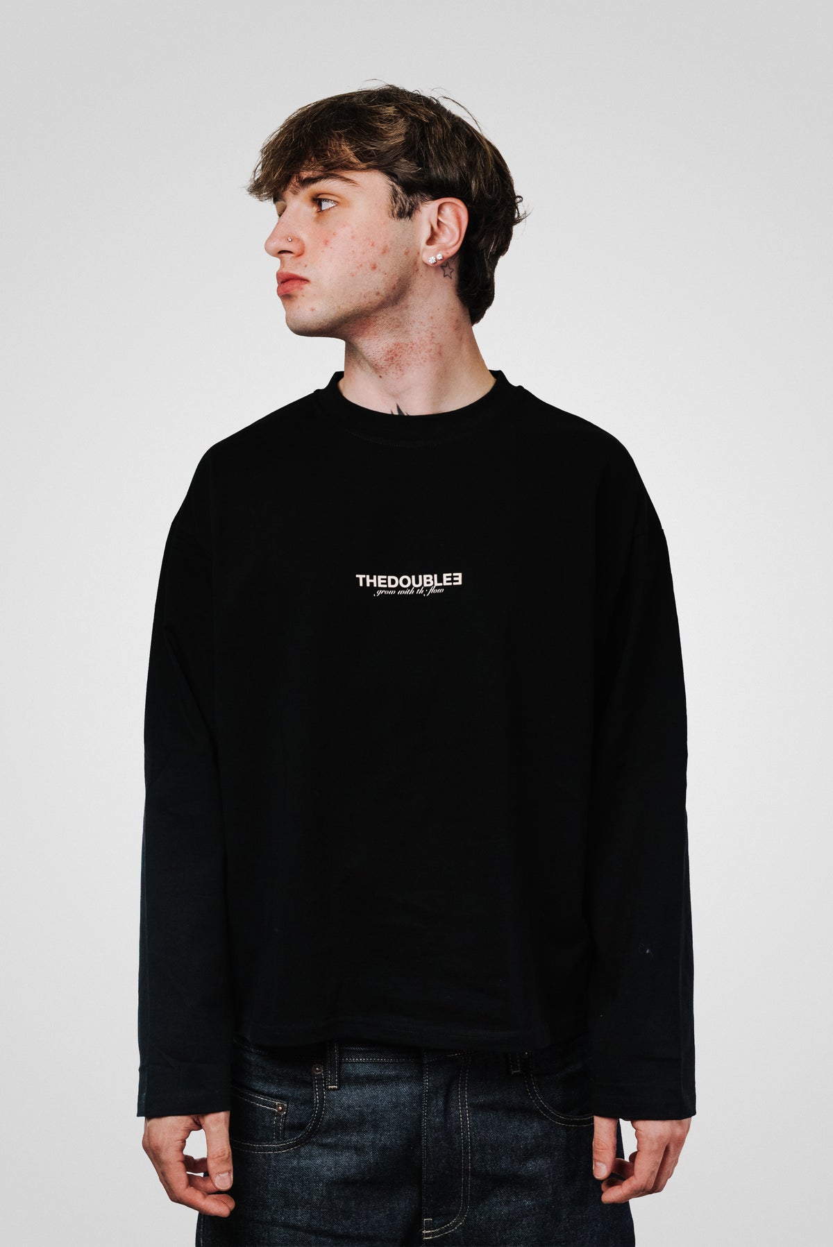BETTER YOU BLACK BOXY LONGSLEEVE - TheDoubleE
