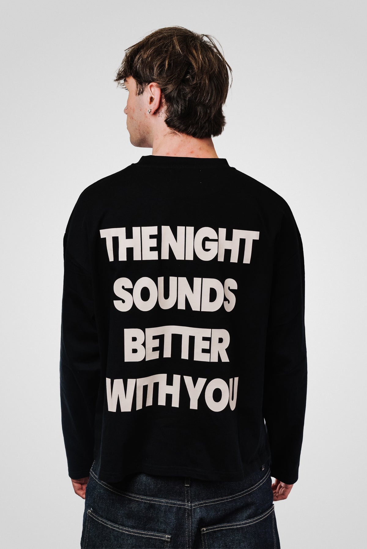 BETTER YOU BLACK BOXY LONGSLEEVE - TheDoubleE