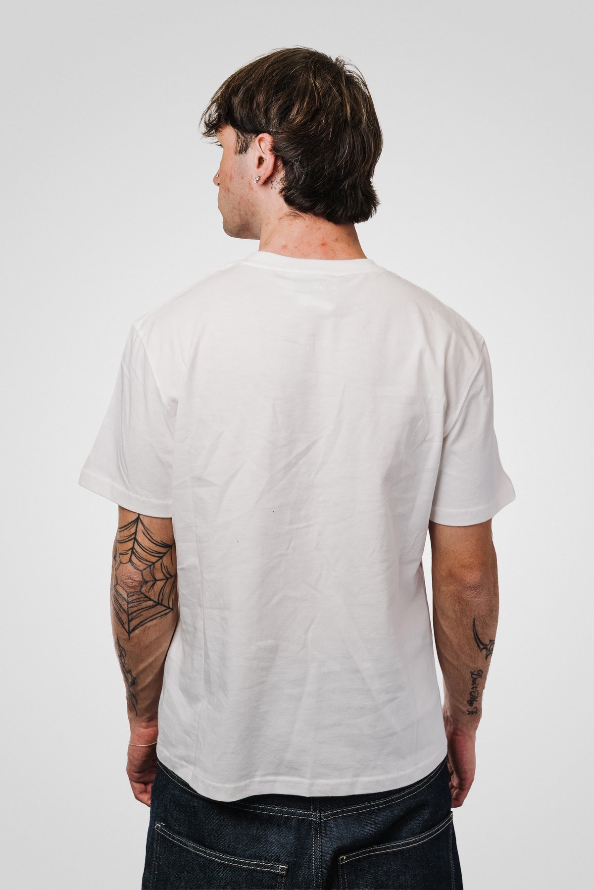 AMI PARIS CLASSIC LOGO WHITE TEE