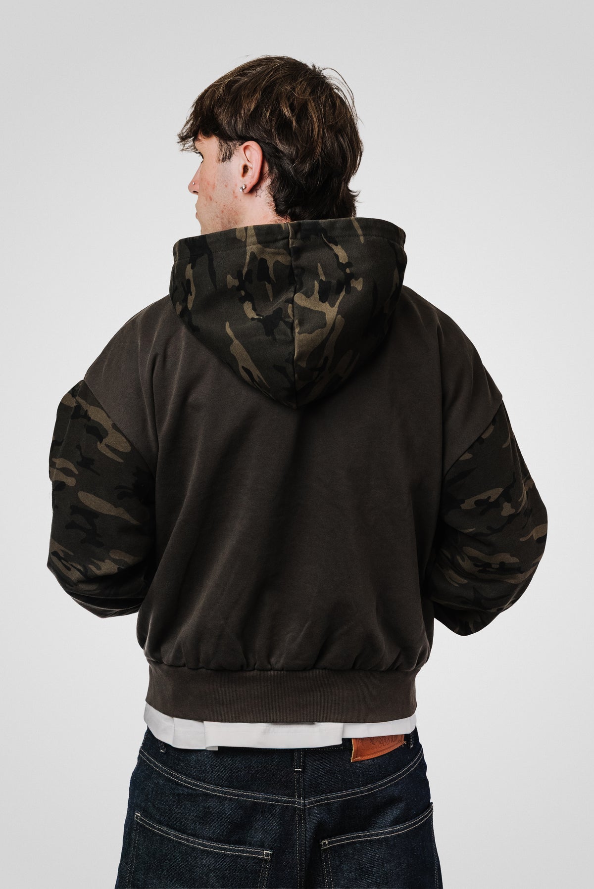 SKTP CAMO ZIP HOODE  - Shoebuya Design
