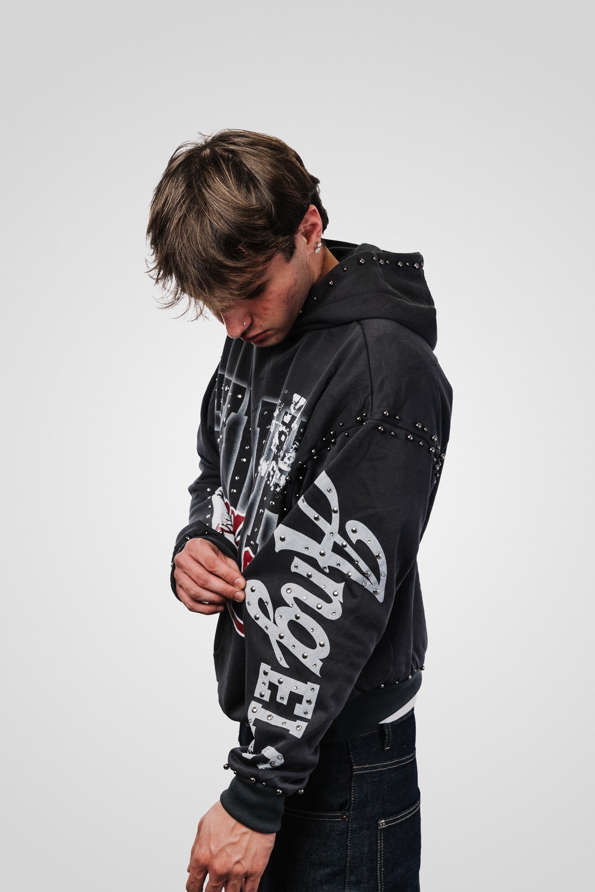 ANGELS GREY HOODIE - Replacement Brand